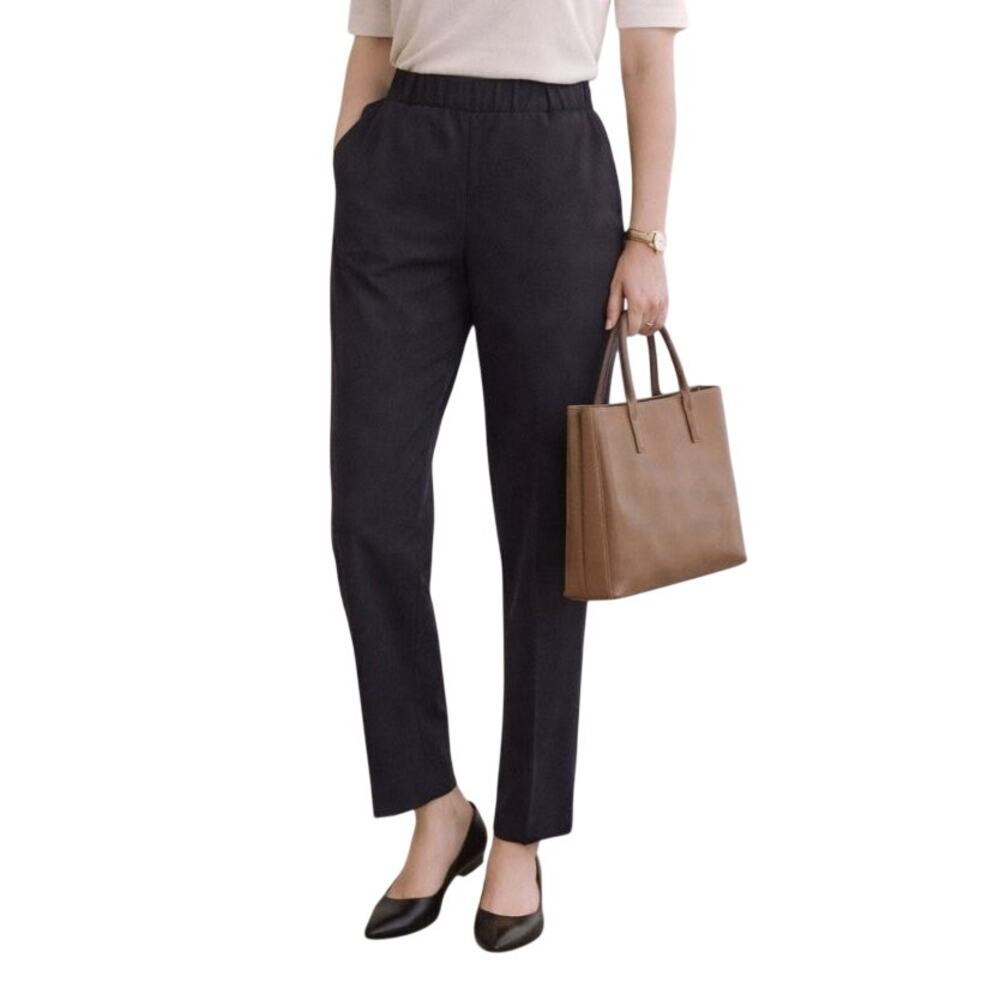 Universal Standard Signature Ponte Dress Pants Womens XS Charcoal Gray Career